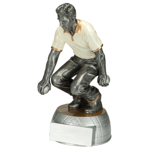 Petanque Prijs - RE.161 - Antiek Zilver met Kleuraccent