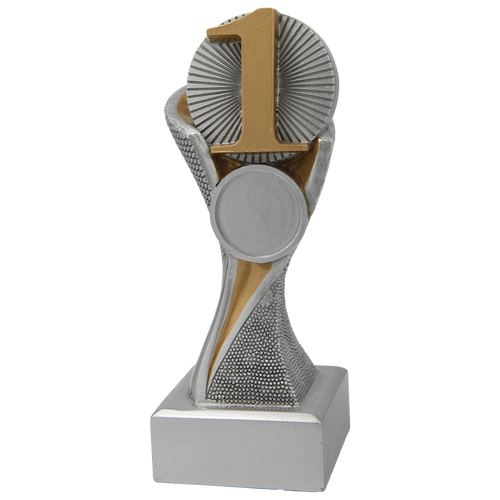 Plaatsingsprijs Beeldje - FG4041-FG4043 - Antiek Zilver met Kleuraccent