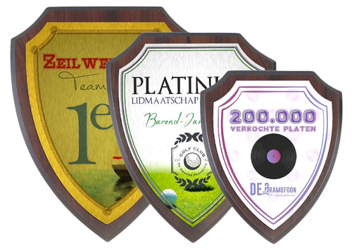 Plaquette Schild Wandbord met Full Colour Print - WB25