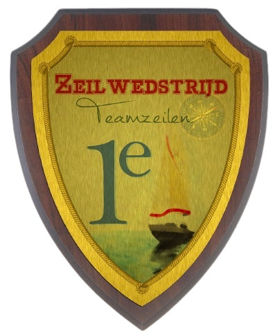 Plaquette Schild Wandbord met Full Colour Print - WB25
