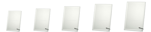 Portrait en Landscape Glazen Award Geschikt voor Gravure en Full Colour Print - W201-W205
