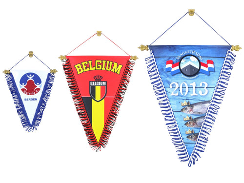 Puntvaan met Full Colour Ontwerp in 3 Formaten - PV2