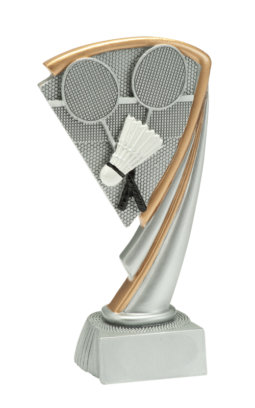 Badminton Prijs - RE.060 - Antiek Zilver met Kleuraccent