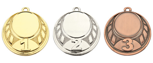 Ranking Medaille - 45mm - D43ABC - Goud, Zilver en Brons