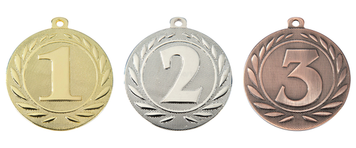 Ranking Medaille - 50 mm - DI5000.DEF - Goud, Zilver en Brons