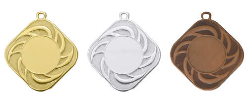 Ruitmedaille Bergen op Zoom - 50 mm - DI5010 - Goud, Zilver en Brons