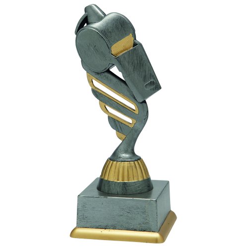 Scheidsrechterstrofee - SS1818 - Antiek Zilver / Goud