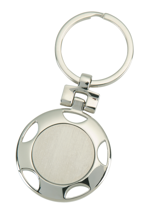 Zilveren sleutelhanger personaliseren