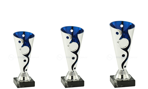 Super Budget Trophy - SET.245 - Zilver / Blauw