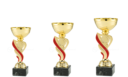 Super Budget Trophy - SET.344B - Goud / Rood