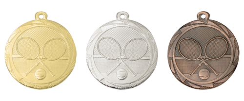 Tennis Medaille - 45 mm - BS.ME113 - Goud, Zilver en Brons