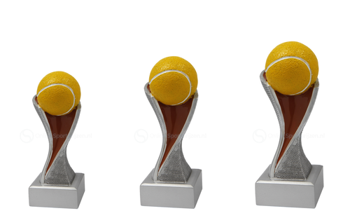 Tennis Prijs - FG4081-FG4083 - Zilver met Kleuraccent