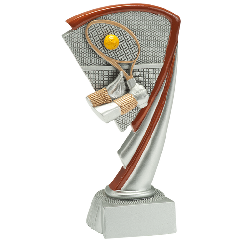 Tennis Prijs - RE.051 - Antiek Zilver met Kleuraccent