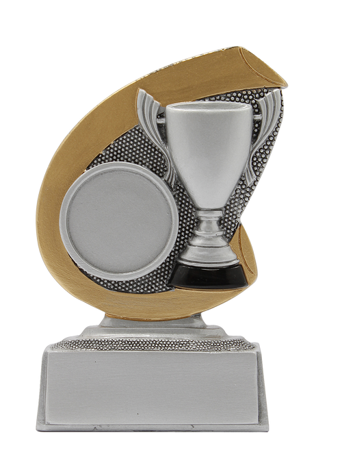 Trofee Prijsje - FG250 - Zilver met Kleuraccent