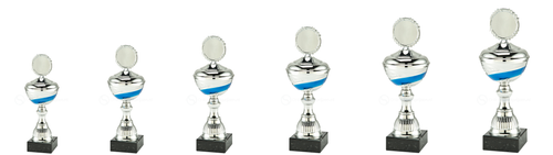 Trofee Ukkel - MT.134 - Zilver / Blauw