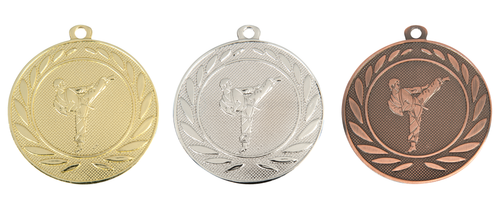 Vechtsport Medaille - 50 mm - DI5000.X - Goud, Zilver en Brons
