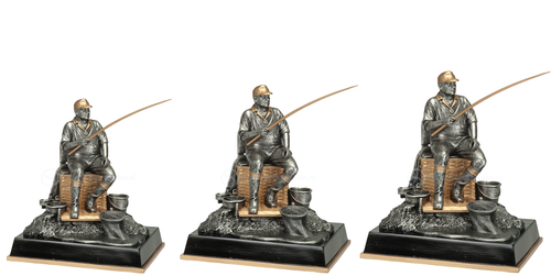 Vis Prijs - RE.140 - Antiek Zilver / Goud