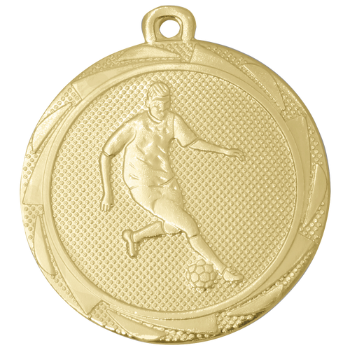 Voetbal Medaille - 45 mm - BS.ME110 - Goud, Zilver en Brons