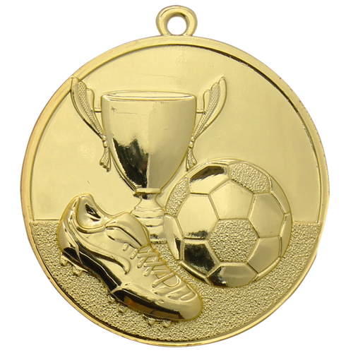Voetbal Medaille - 50 mm - ME.047 - Goud, Zilver en Brons