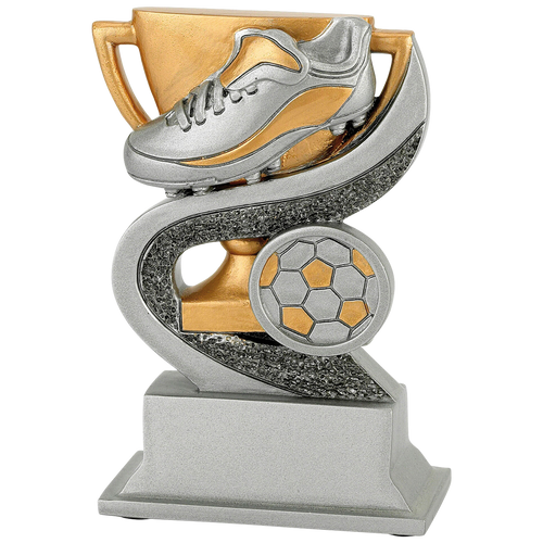 Voetbal Prijs - FG904 - Antiek Zilver / Goud
