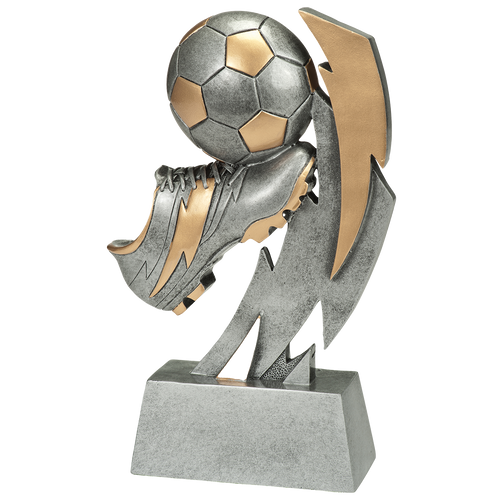 Voetbal Prijs - RE.180 - Antiek Zilver / Goud