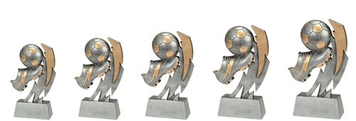 Voetbal Prijs - RE.180 - Antiek Zilver / Goud