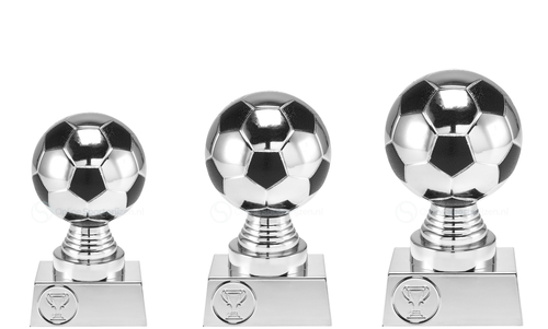 Voetbalprijs - ST.060 - Zilver / Zwart