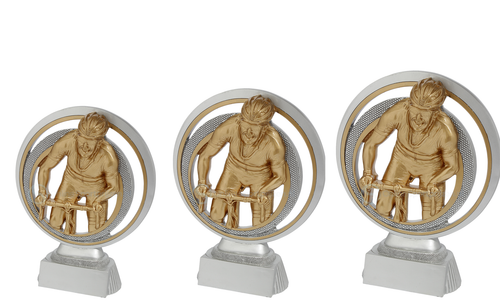 Wielersport Prijs - RE.081 - Antiek Zilver / Goud