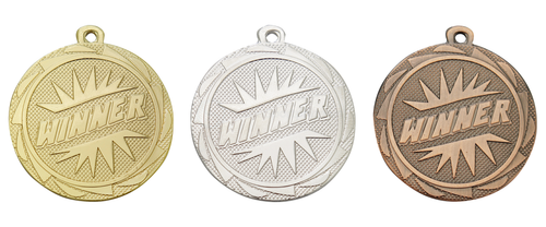 Winnaar Medaille - 45 mm - BS.ME109 - Goud, Zilver en Brons
