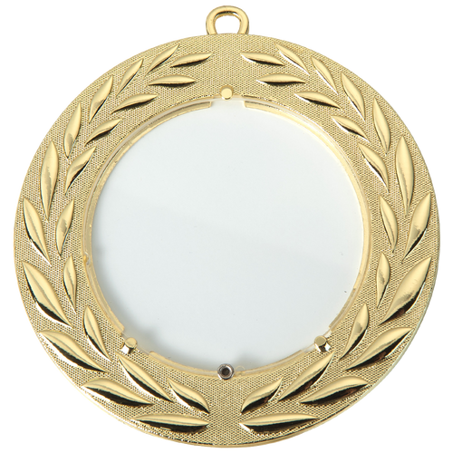XL Medaille Met Acryl Center Voor Lasergravure - 90 mm - DZ9001 - Goud, Zilver en Brons