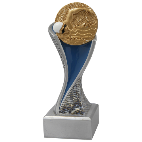 Zwem Prijs - FG4045 - Zilver met Kleuraccent