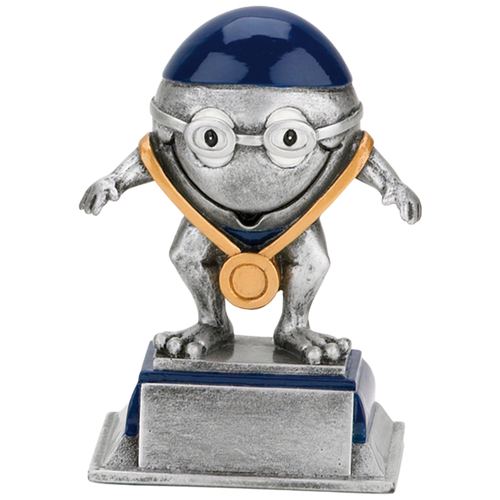 Zwem Prijs - FG752 - Antiek Zilver