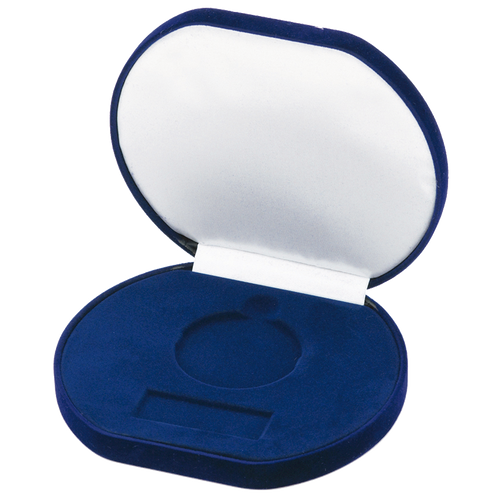 Luxe Medaille Kistje voor 50 mm Medailles - B130 - Blauw