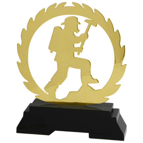 Metalen Brandweer Prijs - L240 - Goud