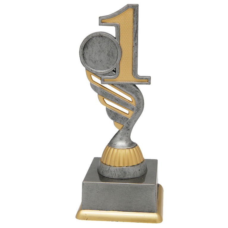 1e Prijs Trofee - SS1722 - Antiek Zilver / Goud