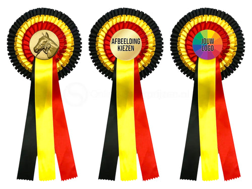3-Rings Rozet Paardensport - Dierententoonstelling Rozet - R3