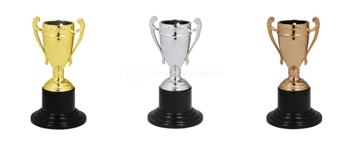 3D Trofee Medaille - 105 mm - DC001 - Goud, Zilver en Brons