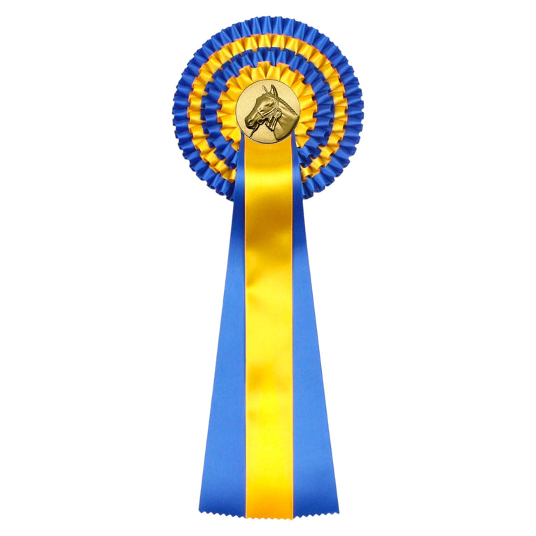 4-Rings Rozet Paardensport - Dierententoonstelling Rozet - R4