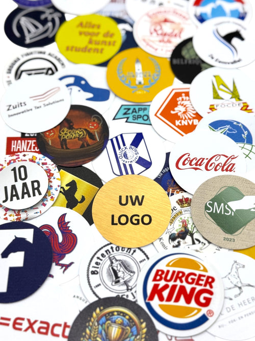 Eigen Logo of Afbeelding op Sticker - Full Colour