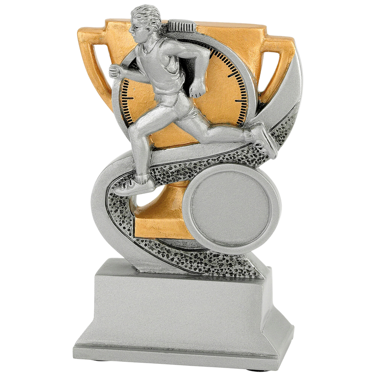 Atletiek Prijs - FG907 - Antiek Zilver / Goud