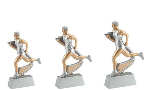 Atletiek Prijs - RE.186 - Antiek Zilver / Goud