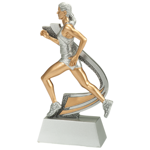Atletiek Prijs - RE.187 - Antiek Zilver / Goud