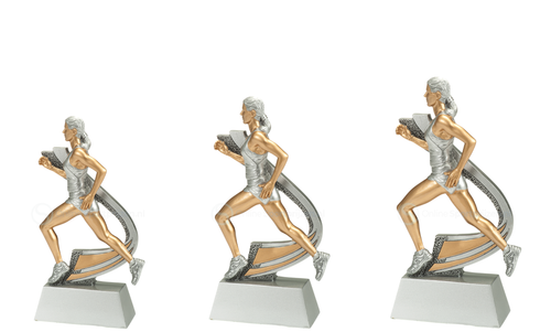 Atletiek Prijs - RE.187 - Antiek Zilver / Goud