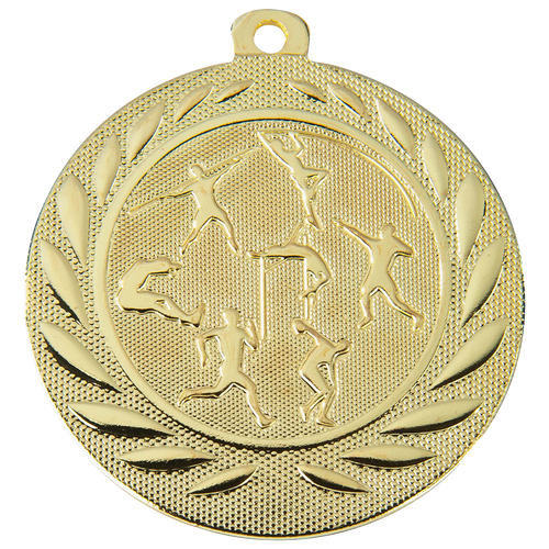 Atletiek Medaille Meerkamp - 50 mm - DI5000.K - Goud, Zilver en Brons