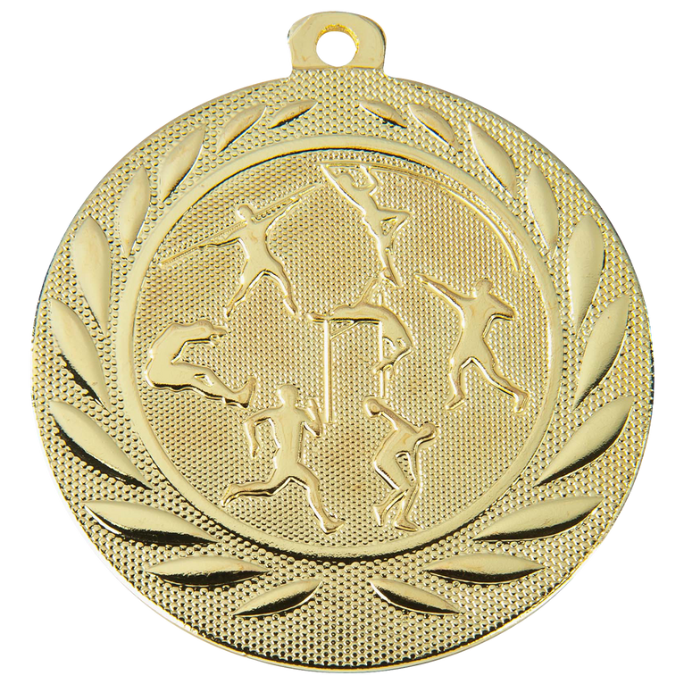 Atletiek Medaille Meerkamp - 50 mm - DI5000.K - Goud, Zilver en Brons