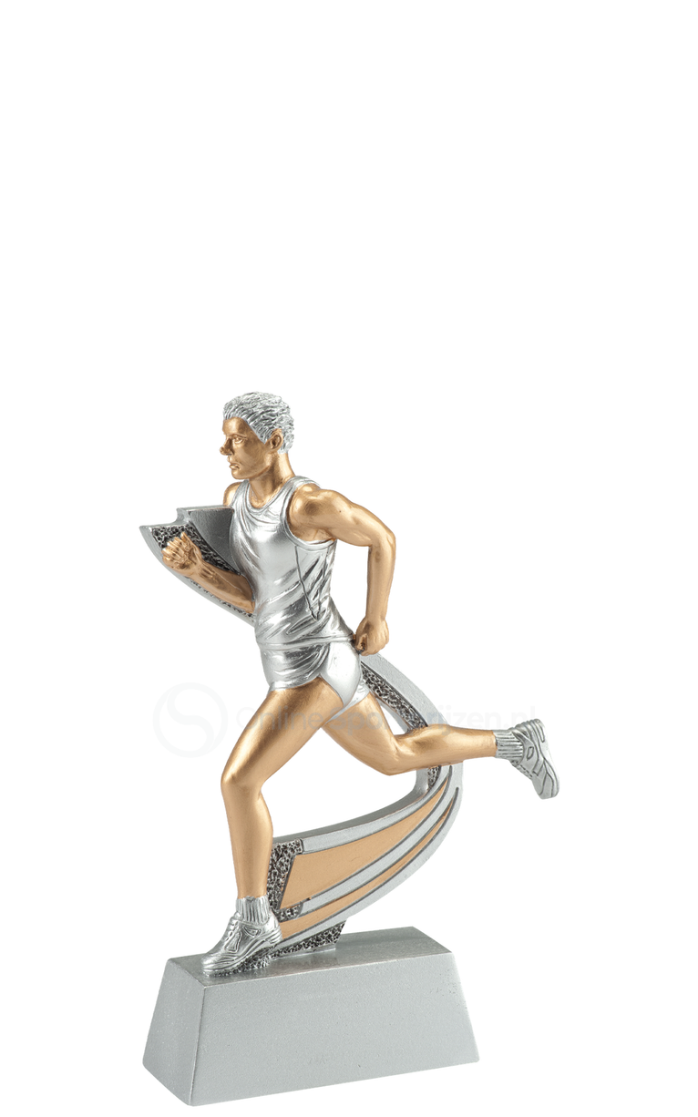 Atletiek Prijs - RE.186 - Antiek Zilver / Goud