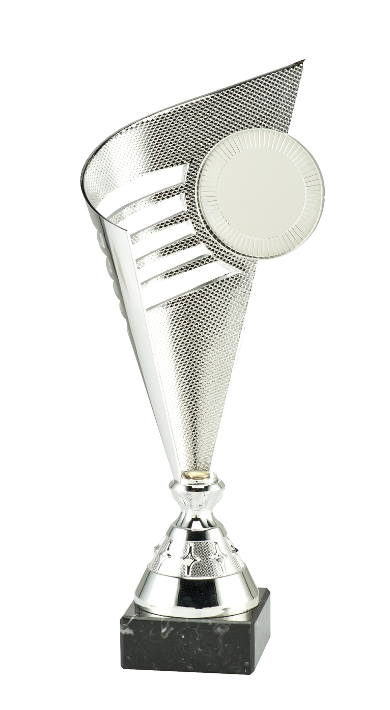 Trofee Antwerpen met Ruimte voor 70 mm Afbeelding en Blaze disc - BL.006B - Zilver