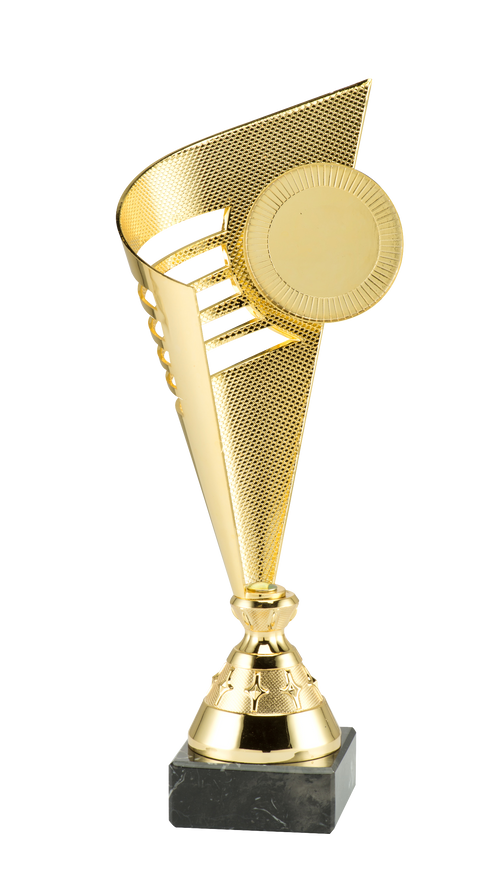 Trofee Antwerpen met Ruimte voor 70 mm Afbeelding en Blaze Disc - BL.007B - Goud