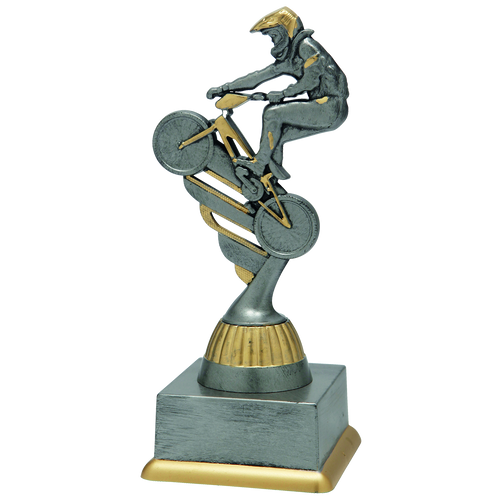 BMX-trofee - SS1828 - Antiek Zilver / Goud