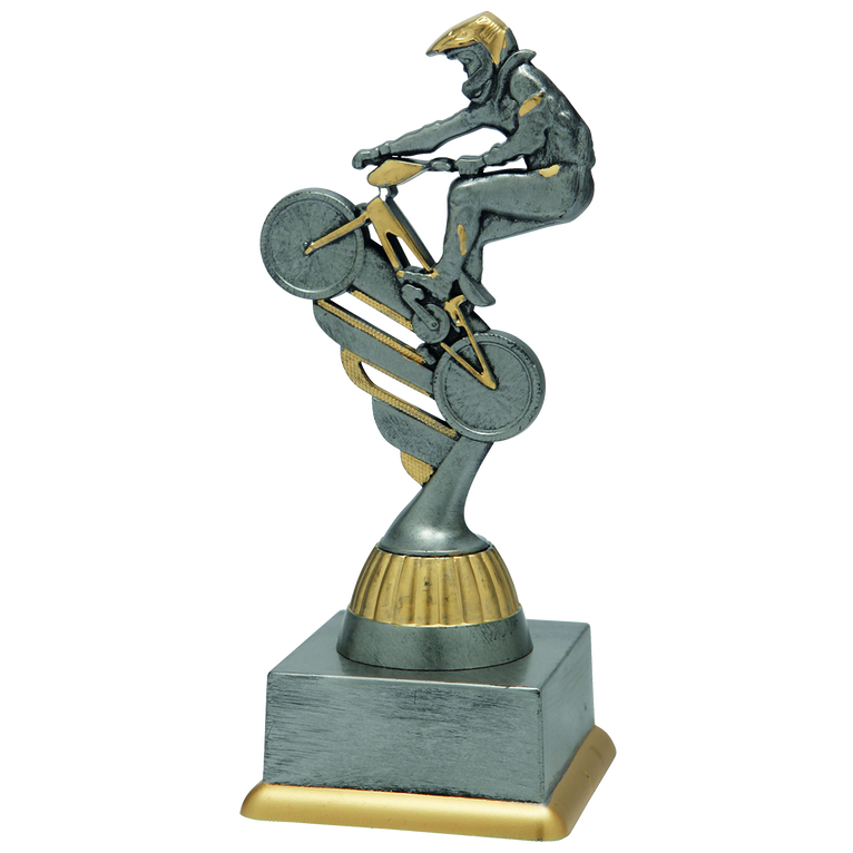 BMX-trofee - SS1828 - Antiek Zilver / Goud